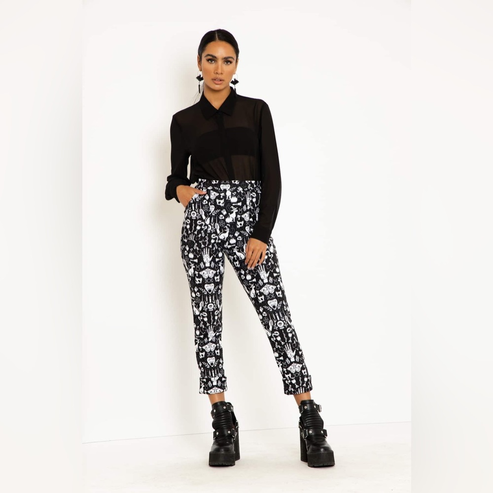 WITCH'S ALTAR CUFFED PANTS